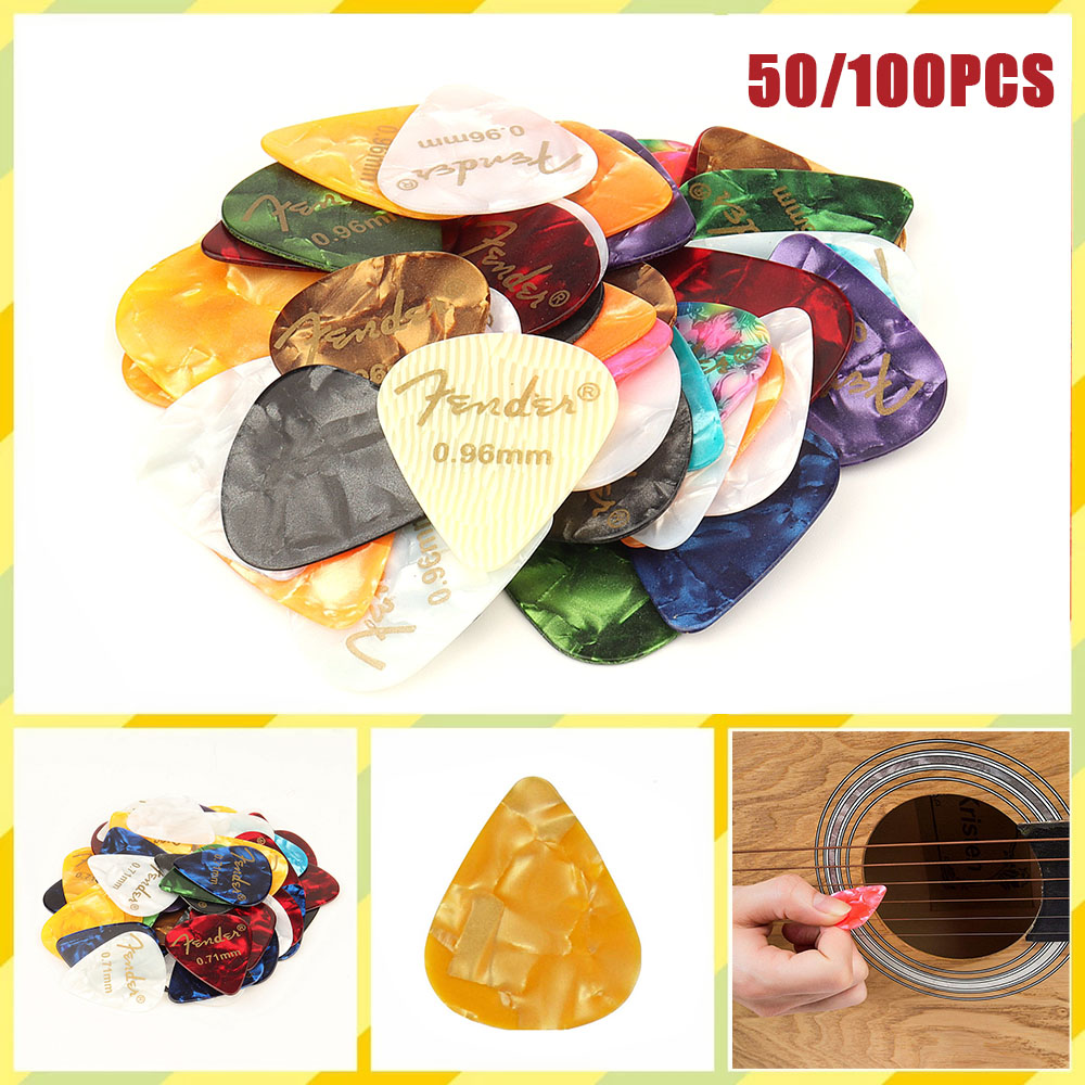 Electric Guitar Pick Pack - 50&100 Pcs New Acoustic Picks Plectrum