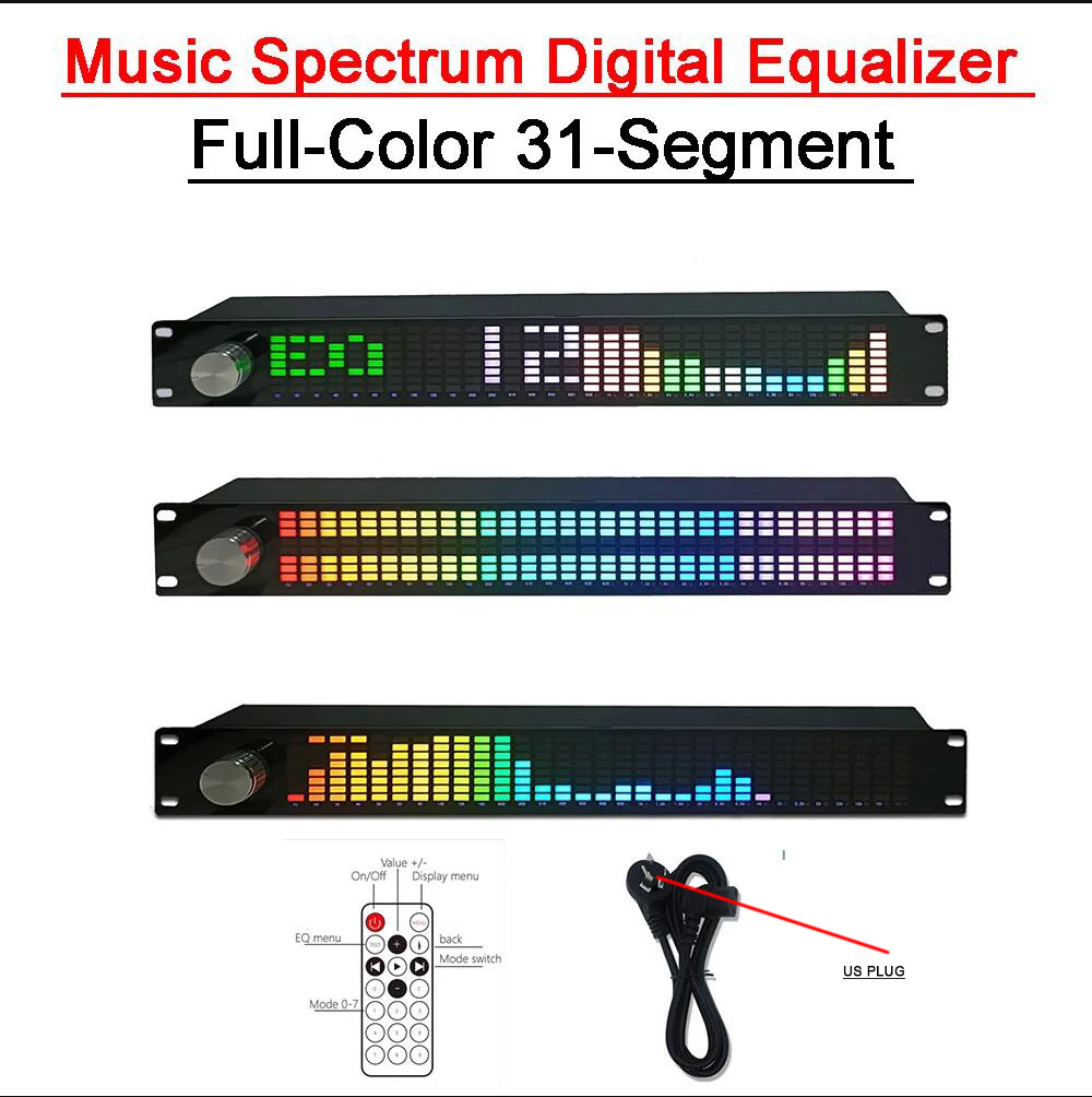 Audio Music Equalizer - 1.5U Music Spectrum Digital Equalizer Pickup