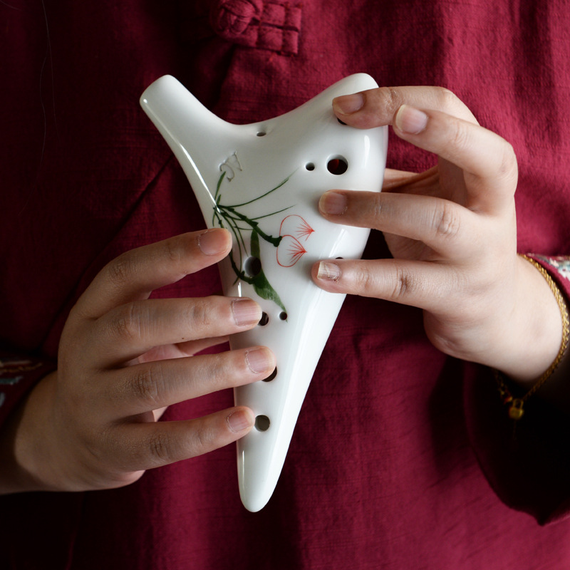 Ocarina Ceramic - Ocarina 12-hole Professional Beginner Flute 12-hole