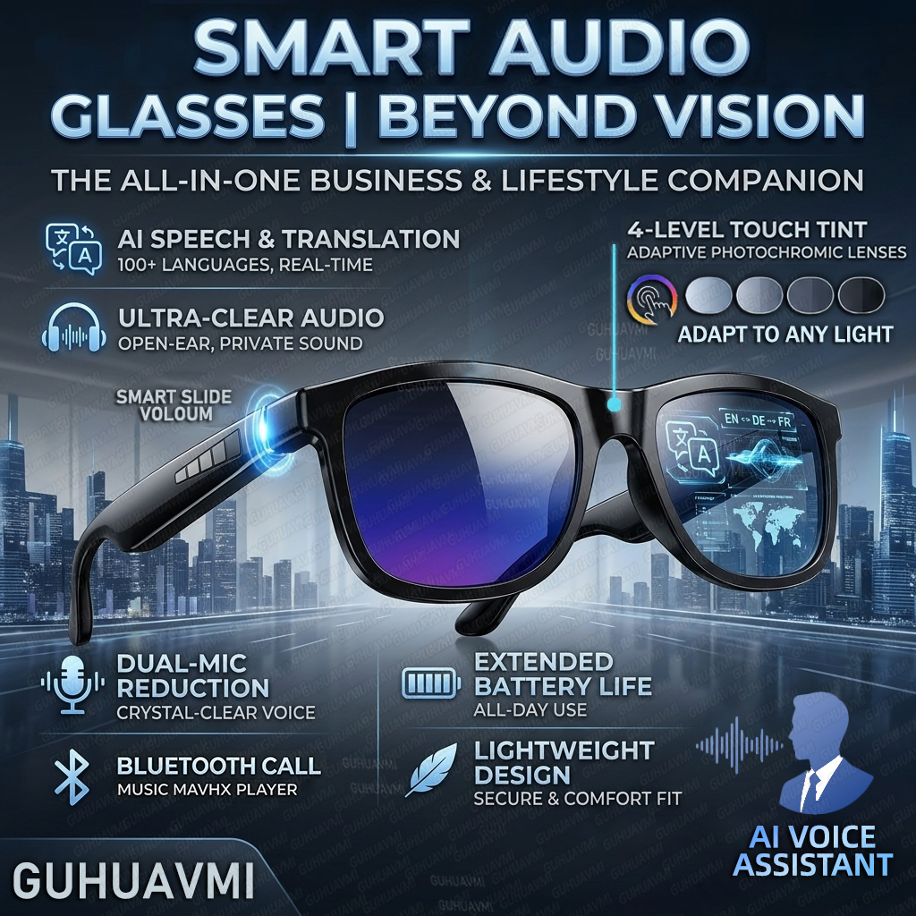 Mix Audio Music - New Touch-Color Change Smart Audio Glasses