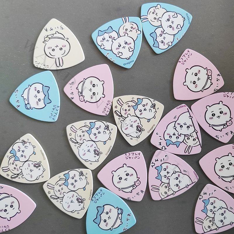 Electric Guitar Pick Pack - Ins Cute Cartoon Chiikawa Triangle Guitar