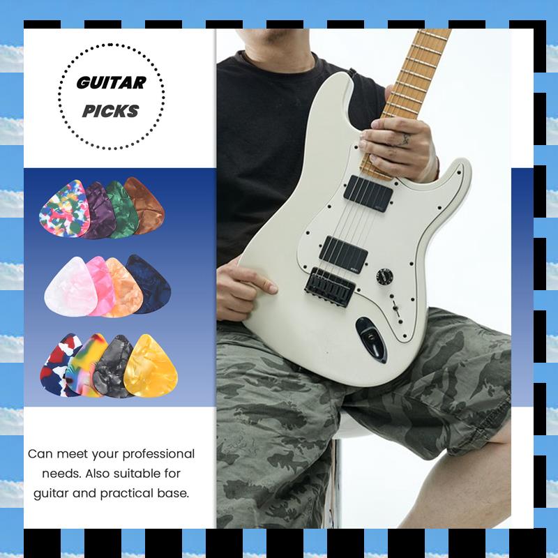 Electric Guitar Pick Pack - ABME 60 Pack Abstract Art Colorful