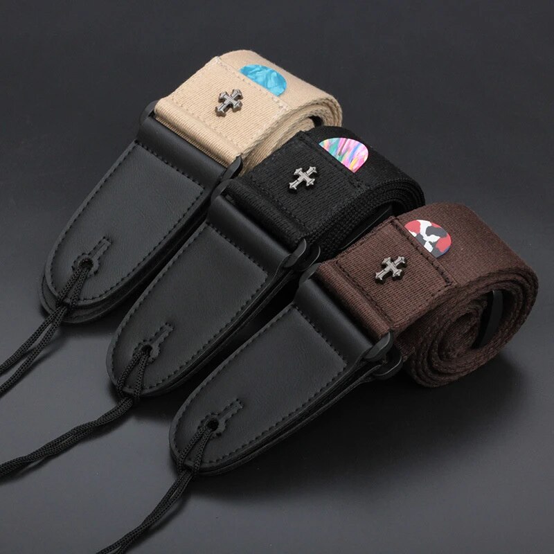 Electric Guitar Pick Pack - Electric Guitar Strap Acoustic Folk Guitarra