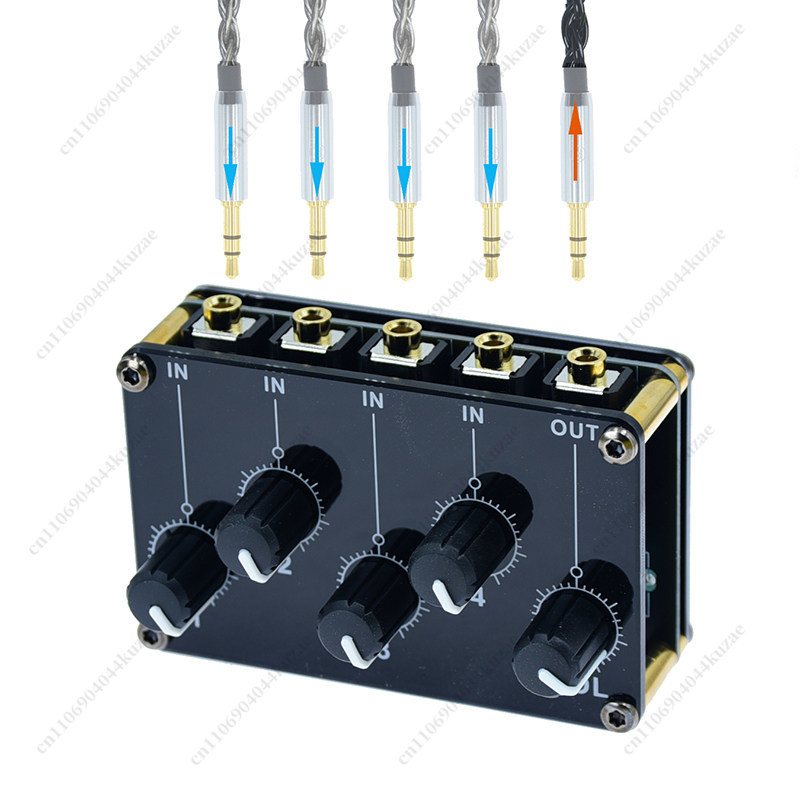 Mix Audio Music - Dual Channel Live Audio Mixer 4