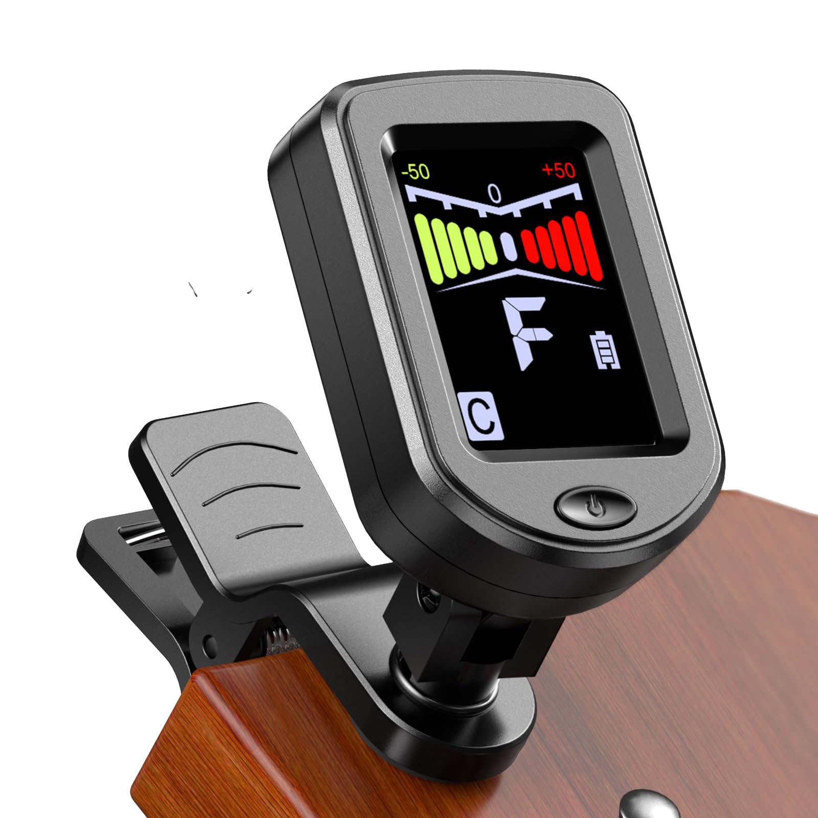 Guitar Tuner Clip - Clip-On Guitar Tuner with Regular/Color Screen