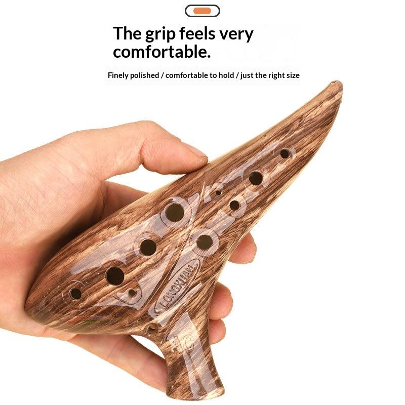 NEW 12 Hole Ocarina Instrument - Ocarina Ceramic 评论和价格