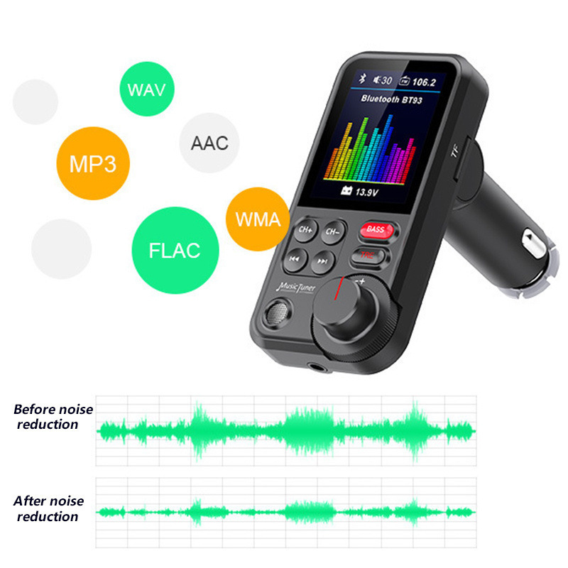 FM Transmitter Car MP3 Player  - Audio Music Equalizer 评论和价格