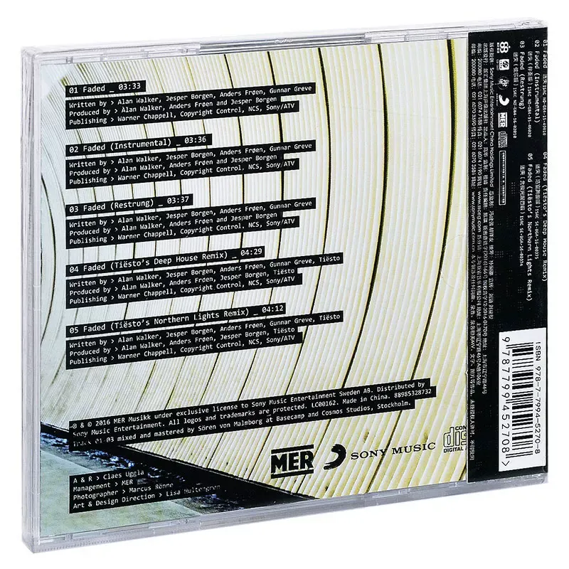 for Alan Walker Lost CD Album  - Audio Music Of 评论和价格