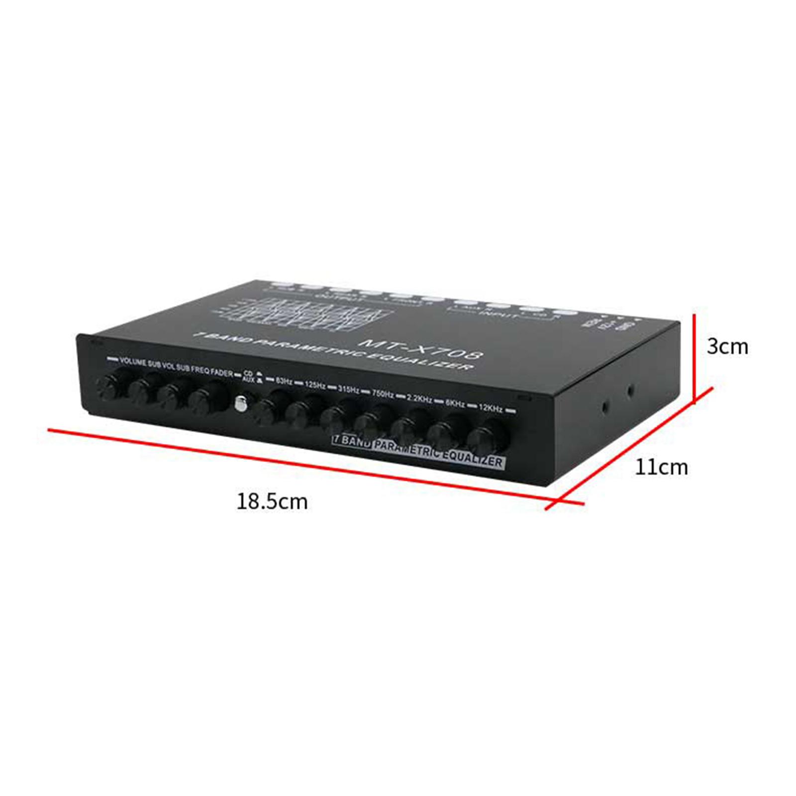 7 Band EQ Equalizer DC 12V Sub - Audio Music Equalizer 评论和价格