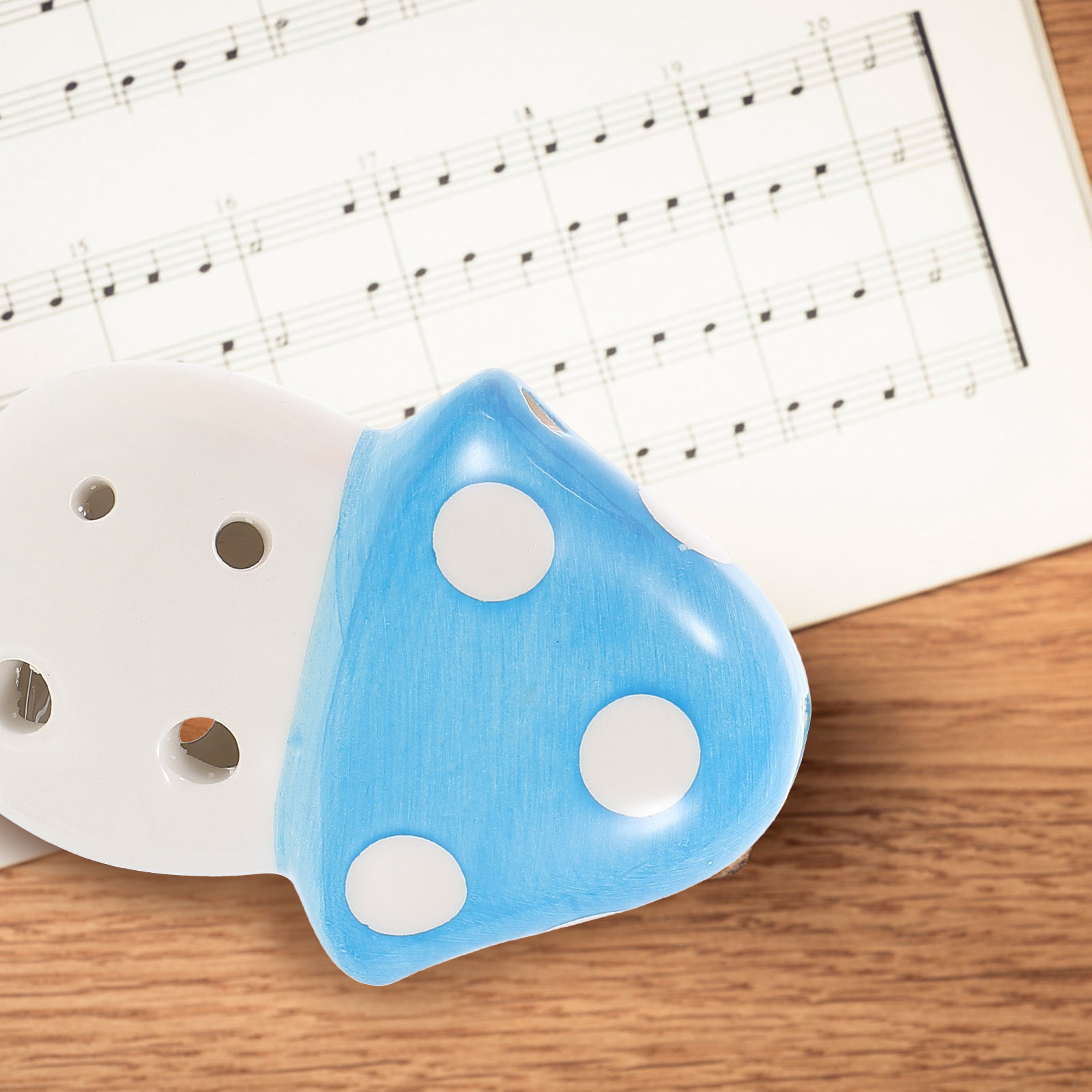 2Pcs Mushroom Shaped 6-Hole Oc - Ocarina Ceramic 评论和价格