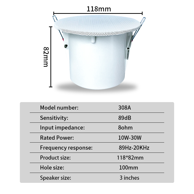 3 inch 8Ohm Surround Sound Spe - Audio Music Background Free 评论和价格
