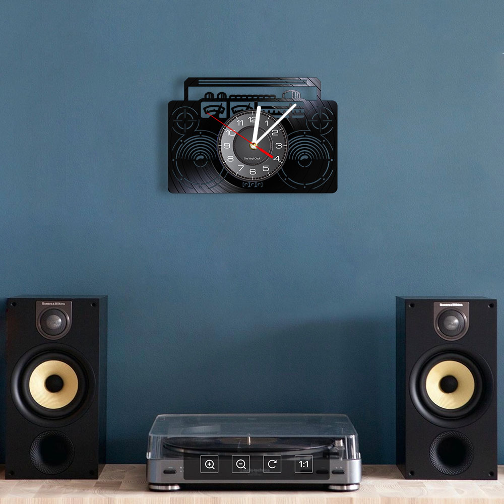 Boombox Radio Vinyl LP Record  - Audio And Music Separate 评论和价格