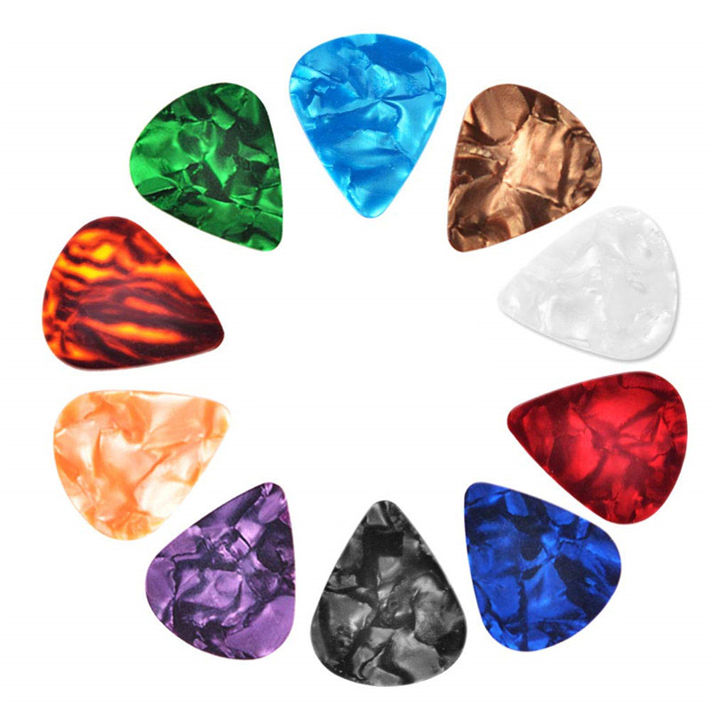 50&100 Pcs New Acoustic Picks  - Electric Guitar Pick Pack 评论和价格