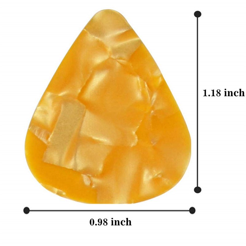 50&100 Pcs New Acoustic Picks  - Electric Guitar Pick Pack 评论和价格