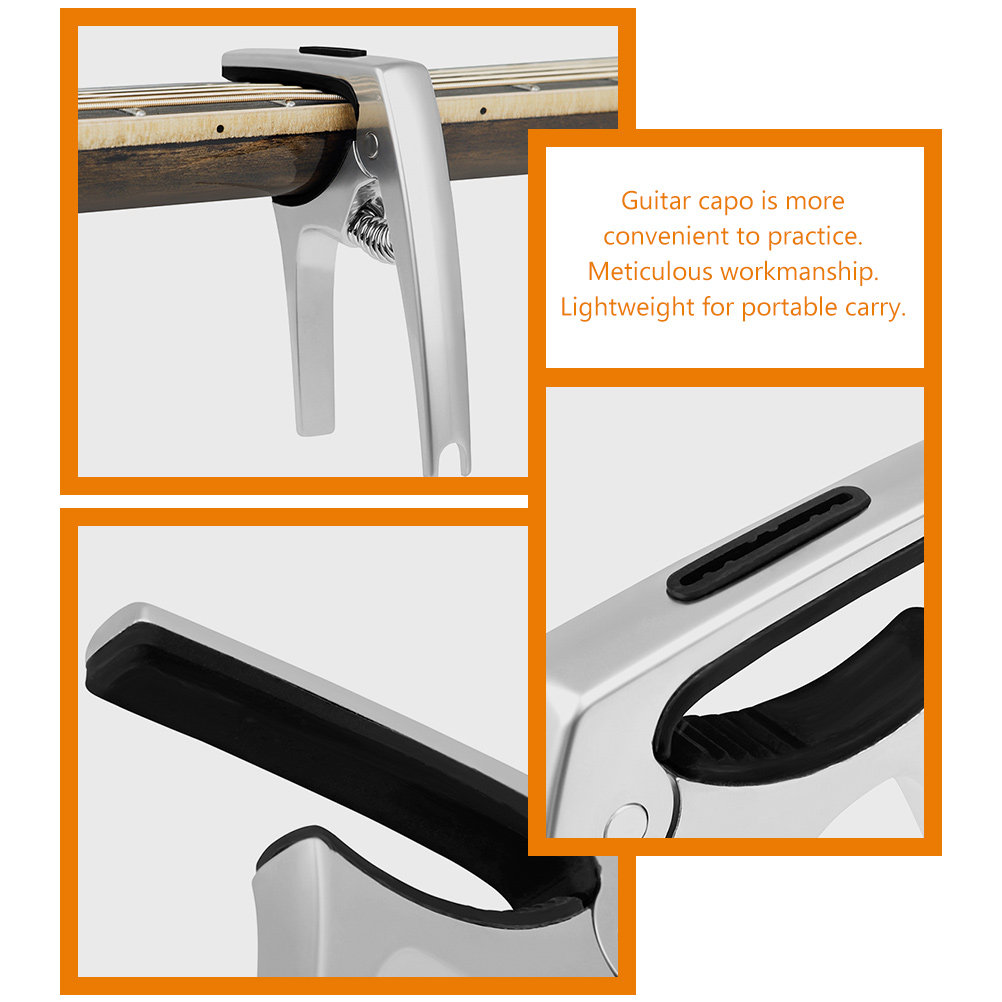 Guitar Capo Versatile Metal Ca - Guitar Tuner Clip 评论和价格