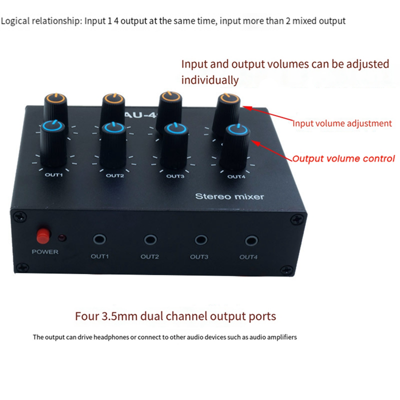 M07K-AU-404 Stereo Sound Four  - Mix Audio Music 评论和价格