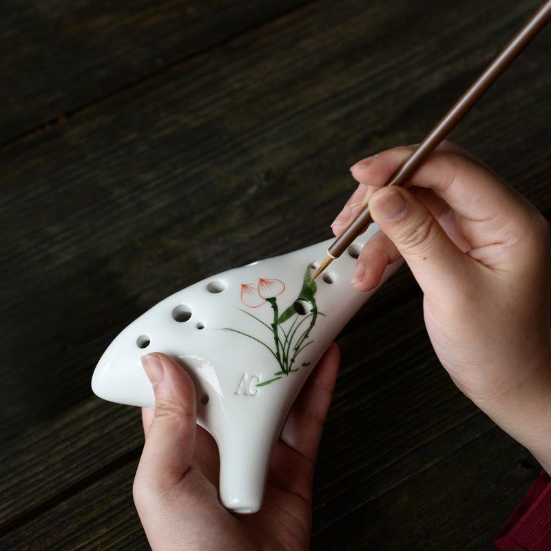 Ocarina 12-hole Professional B - Ocarina Ceramic 评论和价格