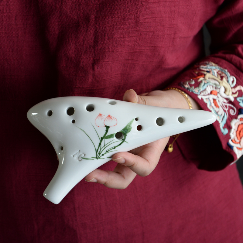 Ocarina 12-hole Professional B - Ocarina Ceramic 评论和价格