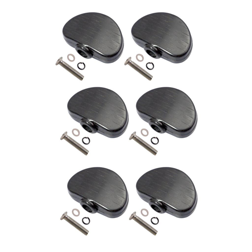6 Pcs Black Guitar Tuning Pegs - Guitar Tuner Clip 评论和价格