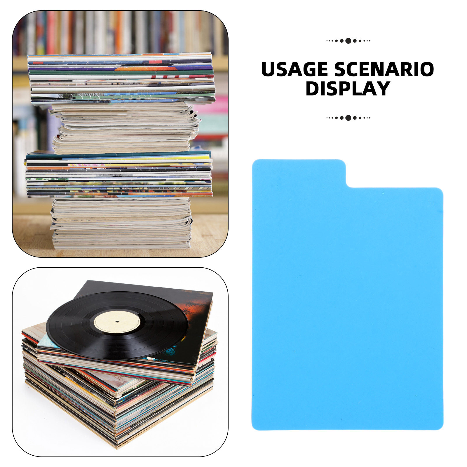 50Pcs Vinyl Record Dividers DI - Audio And Music Separate 评论和价格