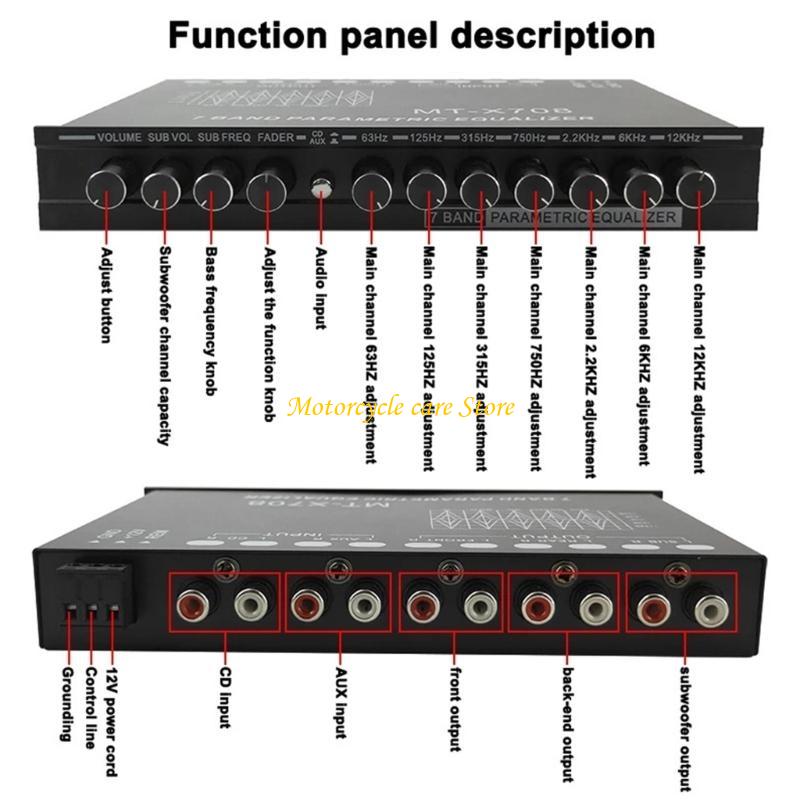 Innovative 7 Band Car Stereo E - Audio Music Equalizer 评论和价格