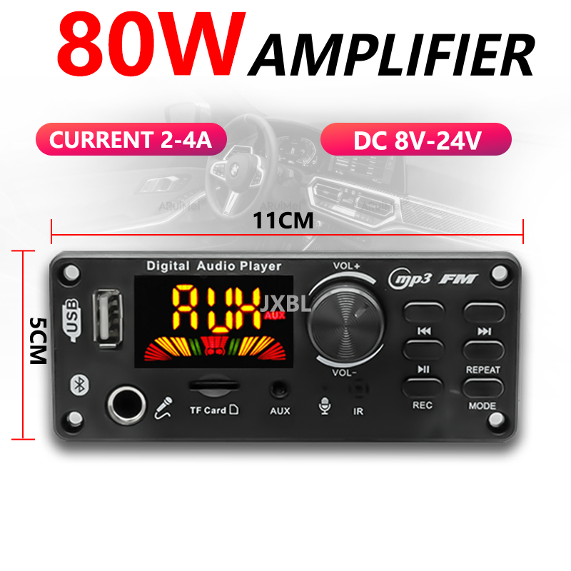 80W Bluetooth 5.0 MP3 Decoder  - Audio Music Car 评论和价格