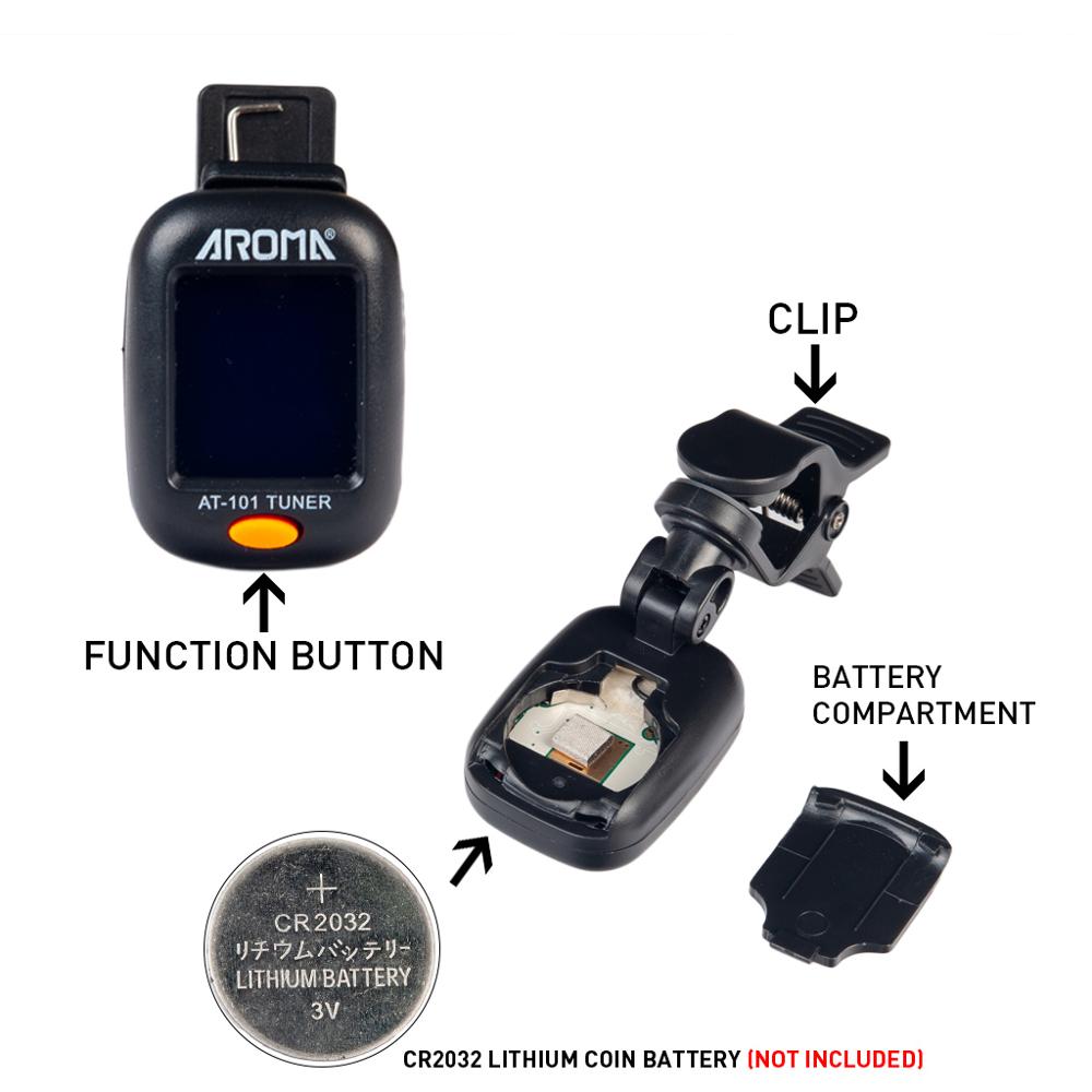 Guitar Tuner AT-01A/101 Foldab - Guitar Tuner Clip 评论和价格