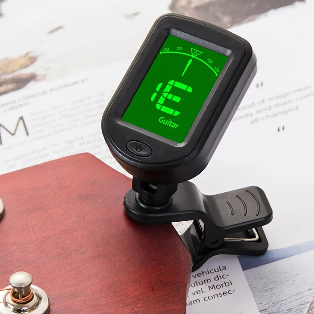 T-02 Guitar Tuner Clip-on Chro - Guitar Tuner Clip 评论和价格