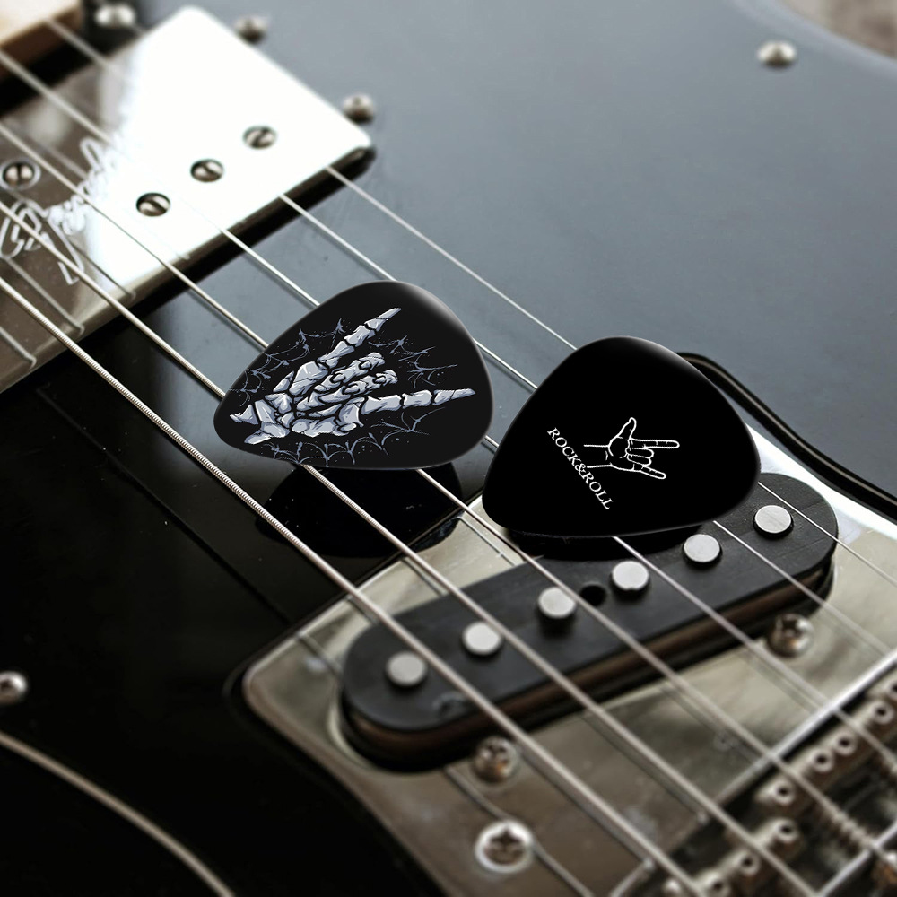 12 Pieces Guitar Picks 0.46mm  - Electric Guitar Pick Pack 评论和价格