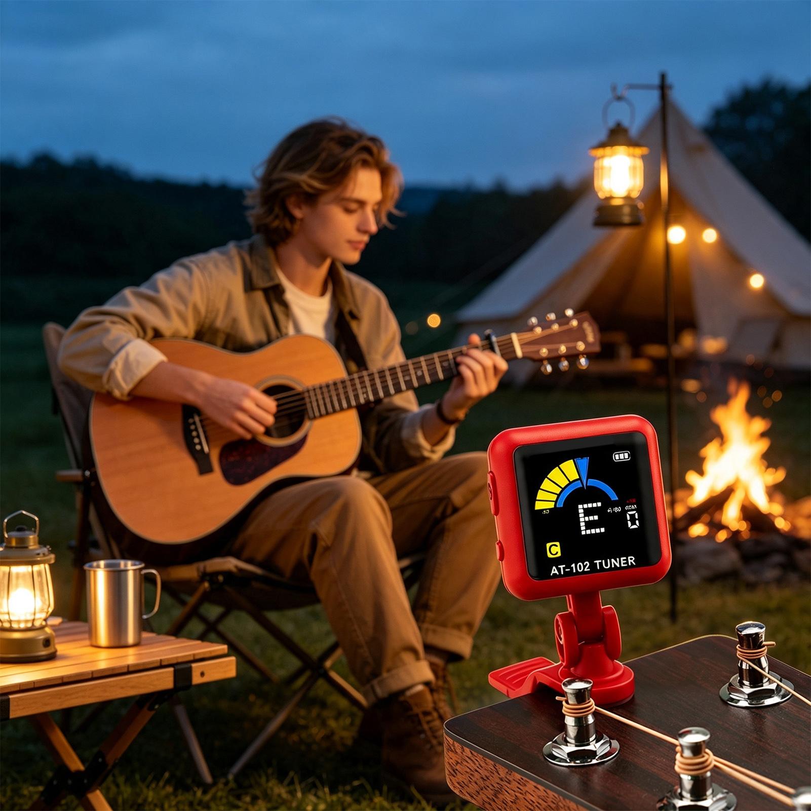 Electric Guitar Tuner LCD Disp - Guitar Tuner Clip 评论和价格