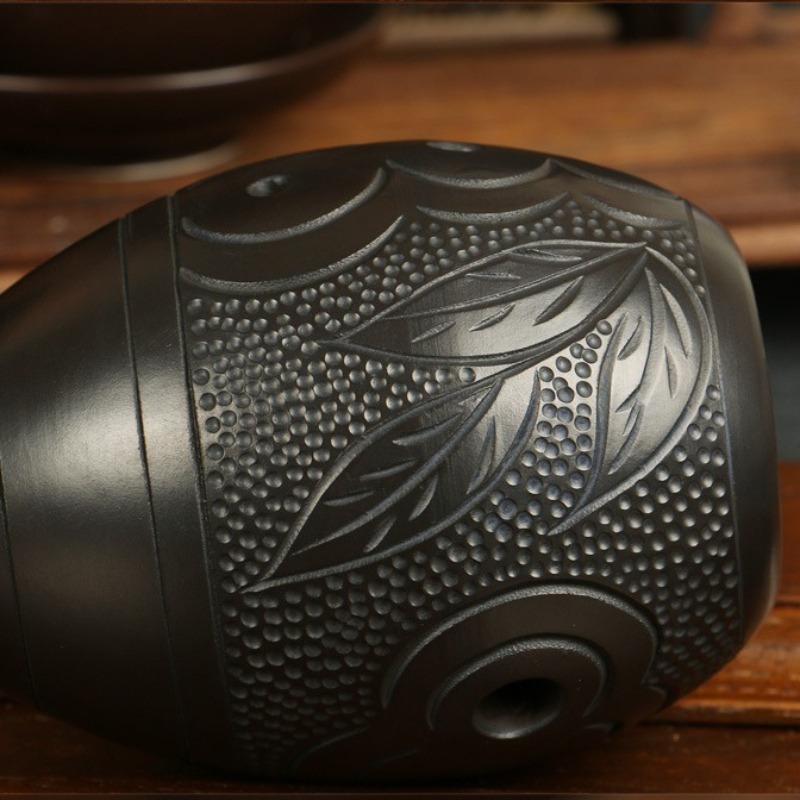 8 Holes Ocarina Black Portable - Ocarina Ceramic 评论和价格