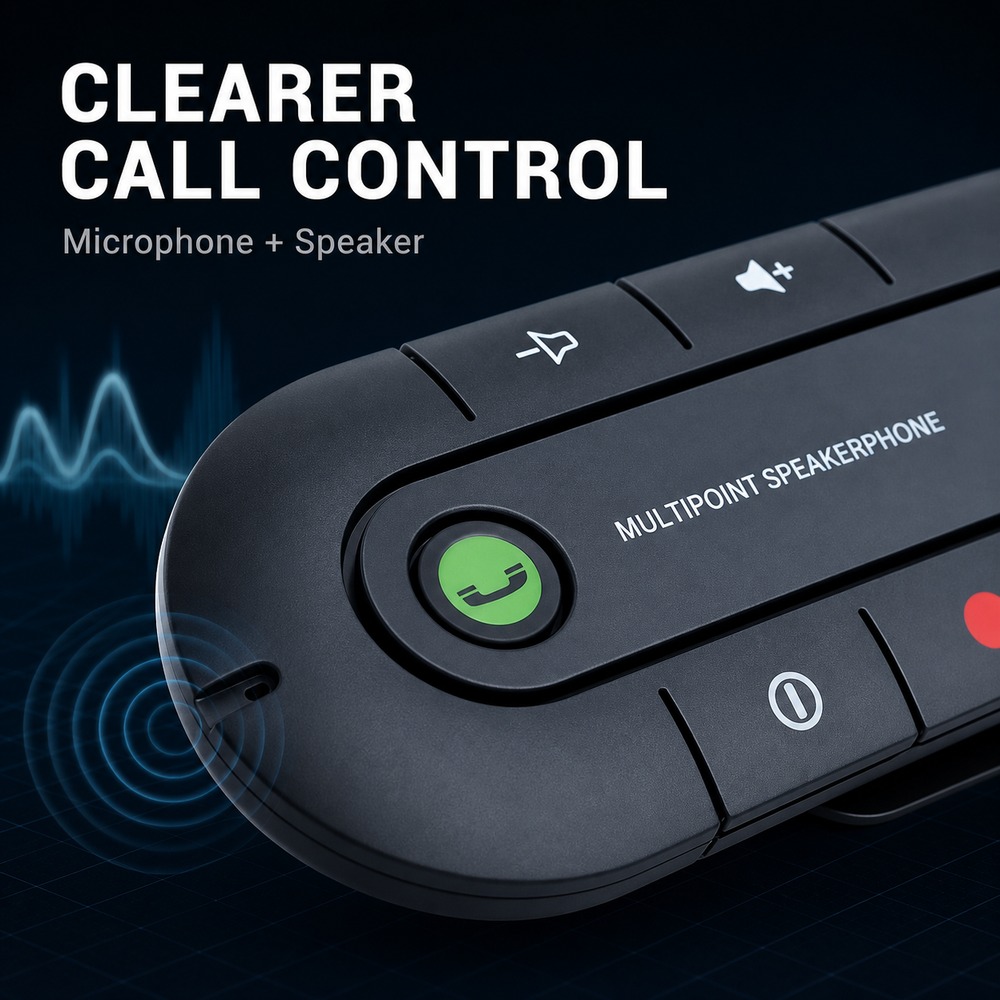 Bluetooth 4.1 Car Speakerphone - Audio Music Car 评论和价格