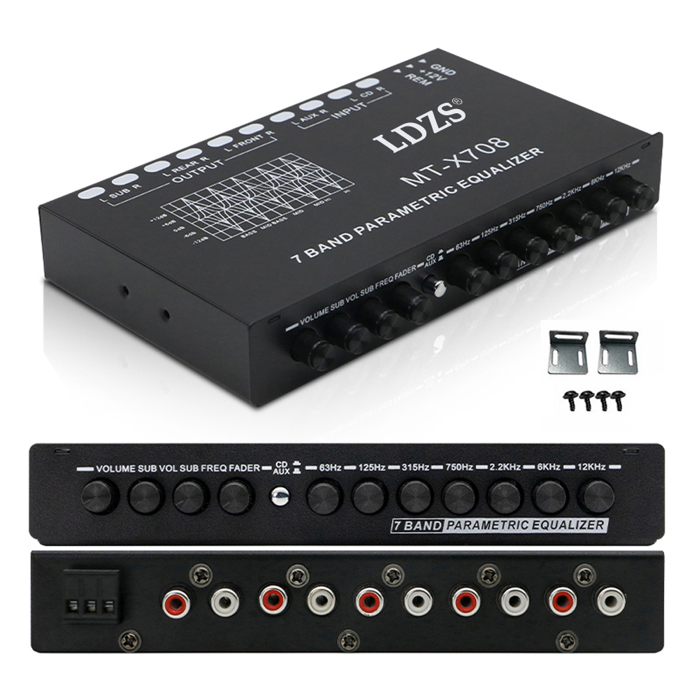 Professional 7 Band Car Equali - Audio Music Equalizer 评论和价格