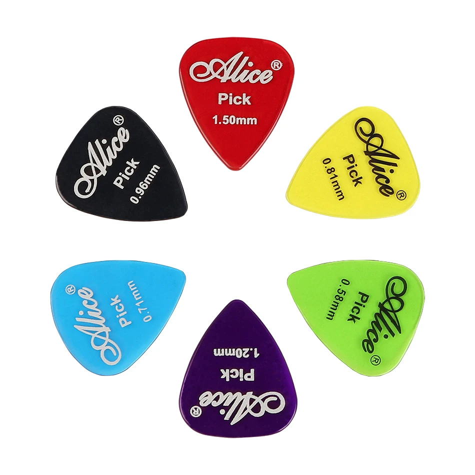 Alice AP-100H 100Pcs/Set Clear - Electric Guitar Pick Pack 评论和价格