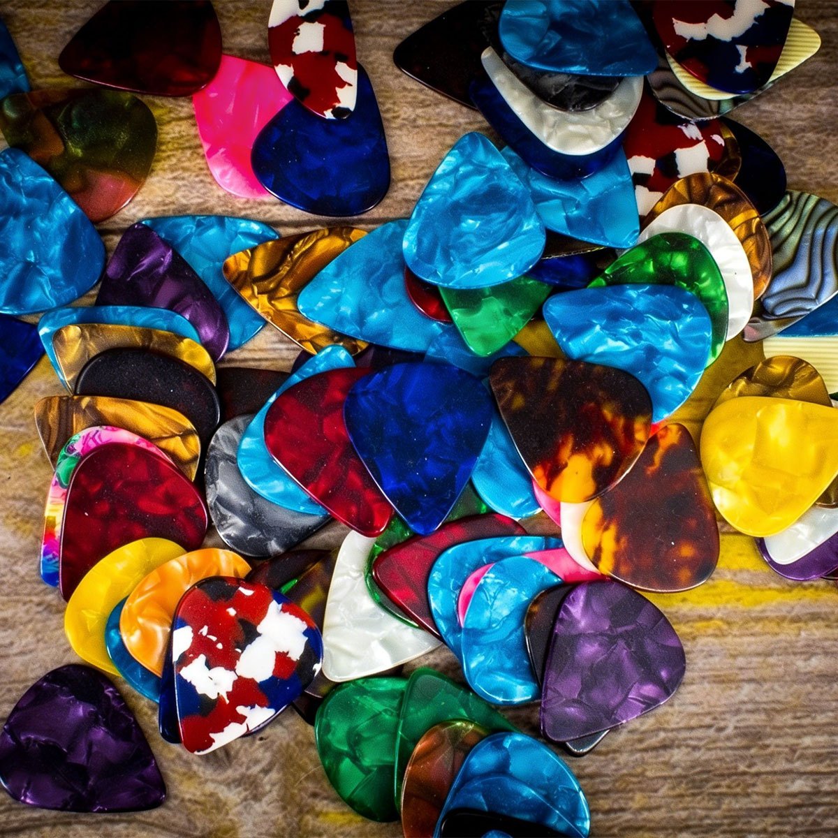84Pcs 0.46mm Mixed Color Cellu - Electric Guitar Pick Pack 评论和价格