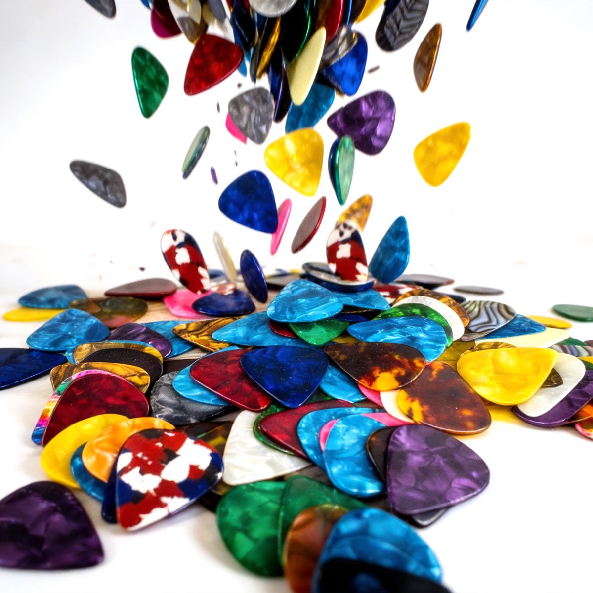 84Pcs 0.46mm Mixed Color Cellu - Electric Guitar Pick Pack 评论和价格